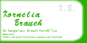 kornelia brauch business card